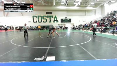 138 lbs Semifinal - Joshua Requena, Camarillo vs Jaden Broussard, Villa Park