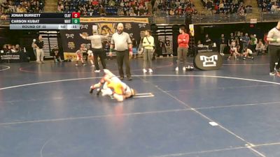 50 lbs Round Of 32 - Jonah Burkett, Claysburg Kimmel vs Carson Kubat, Whitehall