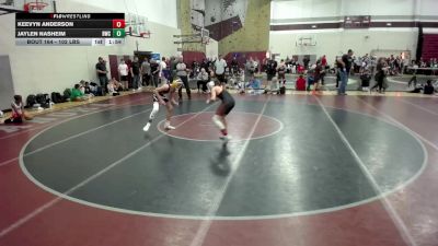 102 lbs Champ. Round 2 - Keevyn Anderson vs Jaylen Nasheim, Bison Wrestling Club