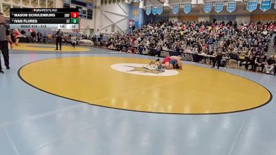 215 lbs 5th Place Match - Ivan Flores, Sussex Central H S vs Mason Schulenburg, Smyrna H S