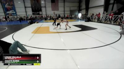 60 lbs Rd# 8- 12:30pm Saturday Final Pool - Chasyn Burke, Michigan S.W.A.T vs Logan Vallalla, Mat Assassins