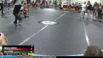 64 lbs Round 2 (6 Team) - Abigail Harvey, RPA Martial Arts & Fitness vs Mila Perez, Reverance Wrestling Club
