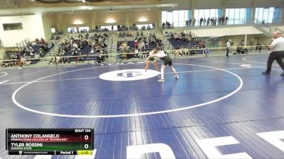 149 lbs Champ. Round 2 - Tyler Rossini, Oswego State vs Anthony Colangelo, Pennsylvania College Of Technology