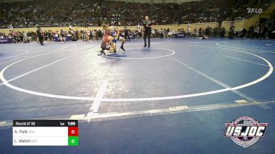 140 lbs Round Of 32 - Aiden Polk, SEO Wrestling Club vs Landyn Welch, HBT Grapplers