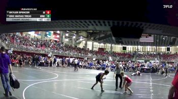 85 lbs Champ. Round 1 - Skyler Spencer, Ironman Wrestling vs Eric Matias Trejo, Wood River Wrestling Club