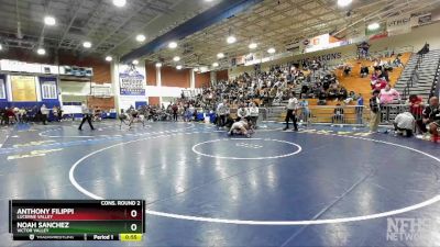 138 lbs Cons. Round 2 - Anthony Filippi, Lucerne Valley vs Noah Sanchez, Victor Valley