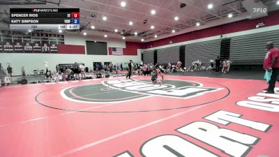 125 lbs Round 1 (12 Team) - Spencer Rios, 5280 TWO vs Katy Simpson, Victory School Of Wrestling