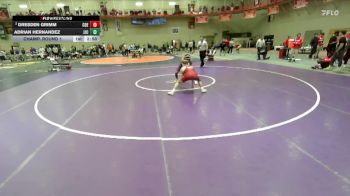 141 lbs Champ. Round 1 - Adrian Hernandez, Joliet Junior College vs Dresden Grimm, Coe