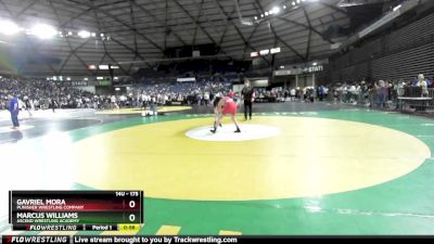 175 lbs Quarterfinal - Gavriel Mora, Punisher Wrestling Company vs Marcus Williams, Ascend Wrestling Academy