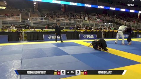 Joannie Clavet vs Rebekah Leigh Terry 2025 Pan Jiu Jitsu IBJJF Championship