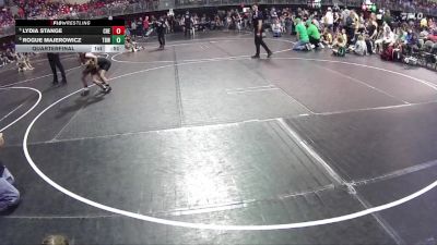 58-63 lbs Quarterfinal - Lydia Stange, Creighton vs Rogue Majerowicz, The Best Wrestler