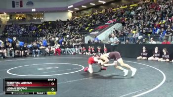 120 lbs Quarterfinal - Christian Ahrens, Creston vs Logan Bevans, Independence