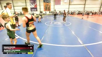 130 lbs Rd# 5- 3:45pm Friday Final Pool - Burkley Collinson, Legends Of Gold vs Isaiah Foster, Terps Xtreme