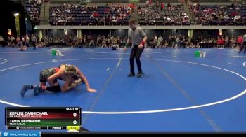 130 lbs Semifinal - Tavin Bomkamp, Team Nazar vs Kepler Carmichael, Big Game Wrestling Club