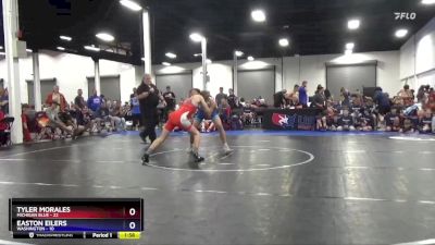 130 lbs Quarterfinals (8 Team) - Tyler Morales, Michigan Blue vs Easton Eilers, Washington