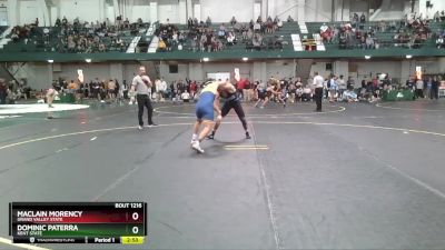 157 lbs Cons. Round 2 - Dominic Paterra, Kent State vs Maclain Morency, Grand Valley State