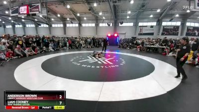 100 lbs 1st Place Match - Liam Cooney, WAR Training Center vs Anderson Brown, Liberty Warriors Wrestling Club