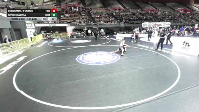 144 lbs Cons. Rd Of 16 - Benjamin J Flores, The Wrestling Factory Of Kern vs Devin Garcia, Hollister High School Wrestling