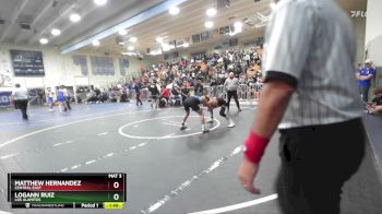 106 lbs Semifinal - Logann Ruiz, Los Alamitos vs Matthew Hernandez, Central East