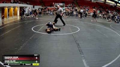 64 lbs Round 1 (8 Team) - Hank Blair, CP Wrestling Academy vs Maddox Krise, Empyre WC Maroon