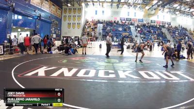 126 Blue Round 5 - Joey Davis, Lake Brantley Hs vs Guillermo Jaramilo, South Dade