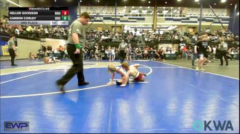 49 lbs 3rd Place - Keller Goodson, Rough Riders vs Cannon Corley, Choctaw Ironman Youth Wrestling