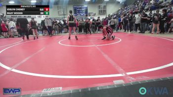 125 lbs Rr Rnd 2 - Joslyn Cheney, Blackwell Wrestling Club vs Riley Woods, Salina Wrestling Club