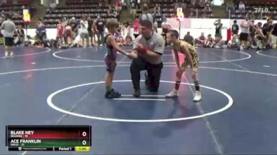 62 lbs Round 3 (6 Team) - Blake Ney, Belding vs Ace Franklin, NINJA