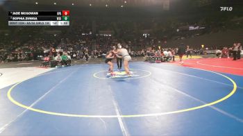 6A/5A Girls 190 Semifinal - Jade McGowan, Grants Pass Girls vs Sophia Zuniga, West Salem Girls