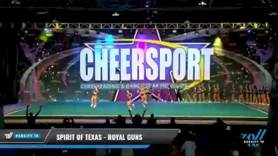 Spirit of Texas - Royal Guns [2021 L5 Senior Coed - Large Day 1] 2021 CHEERSPORT National Cheerleading Championship