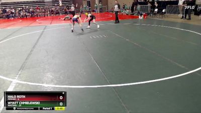 80 lbs Semis & 1st Wrestleback (8 Team) - Halo Roth, Perham vs Wyatt Chmielewski, Waconia