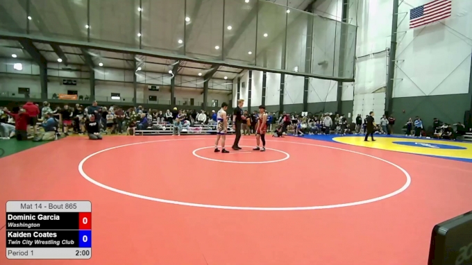 140 lbs Quarters - Dominic Garcia, Washington vs Kaiden Coates, Twin ...