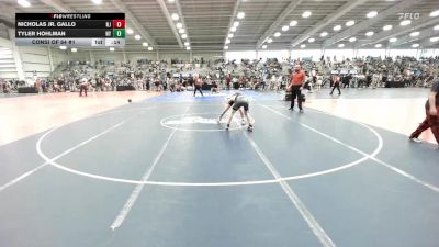 106 lbs Consi Of 64 #1 - Nicholas Jr. Gallo, NJ vs Tyler Hohlman, NY