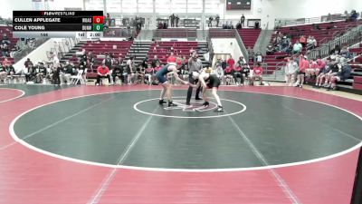 144 lbs 2nd Wrestleback (16 Team) - Cullen Applegate, Woodward Academy vs Cole Young, Dunwoody