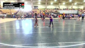 58 lbs Quarterfinal - Austyna Phillips, Riverdale Warrior WC vs Callie Brewer, Columbia Wrestling Club