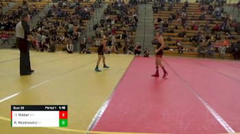 85 lbs Quarterfinal - Isaac Weber, Ringers vs Ryker Moskiewicz, Crass Trained