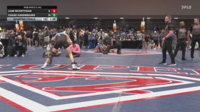 120 lbs Quarterfinal - Liam McGettigan, FL vs Chase Karenbauer, PA