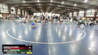 52 lbs Cons. Round 3 - Damian Alejandre, Ogden Tigers vs Gabe L Christensen, Falcon Wrestling Club