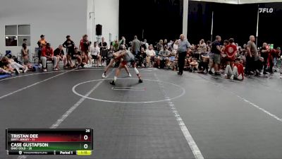 110 lbs Semis (4 Team) - Tristan Dee, Dirty Jersey vs Case Gustafson, Ohio Gold