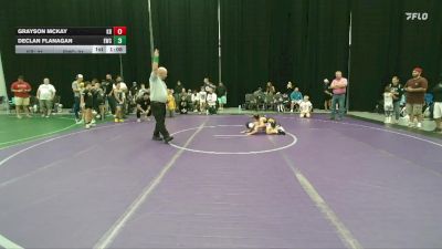 52 lbs Round 2 (4 Team) - Declan Flanagan, Empire WC vs Grayson McKay, Kraken Black