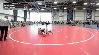 132 lbs Round Of 64 - Kayden Fogarty, SC vs Chase Clemons, VA