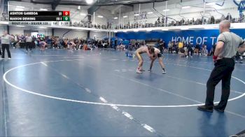 Silver 133 lbs Cons. Round 2 - Mason Dewing, Wisconsin-Eau Claire vs Ashton Gamboa, Quincy