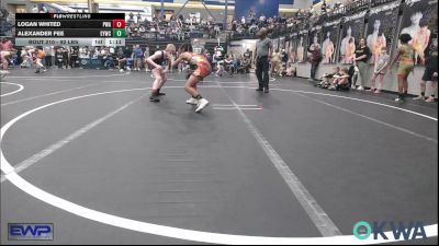 92 lbs Round Of 16 - Logan Whited, Perry Wrestling Academy vs Alexander Fee, Enid Youth Wrestling Club