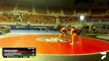 D2-157 lbs Champ. Round 1 - Maximus Gonzalez, Ironwood Ridge vs Trevor Foshee, Bradshaw Mountain