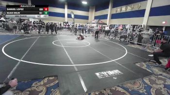 137 lbs 3rd Place - Samuel Lopez, Grindhouse WC vs Elias Delis, 951 Wc