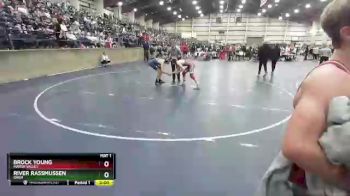126 lbs Champ. Round 2 - Brock Young, Marsh Valley vs River Rassmussen, Orem