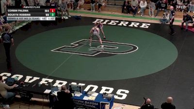126 lbs Semis & 1st Wb (8 Team) - Roukyn Robbins, Winner vs Corbin Palsma, Bon Homme/Avon