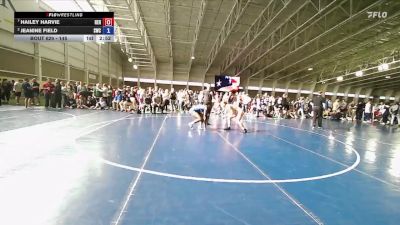 145 lbs Quarterfinal - Hailey Harvie, Herriman vs Jeanine Field, Shootbox Wrestling Club