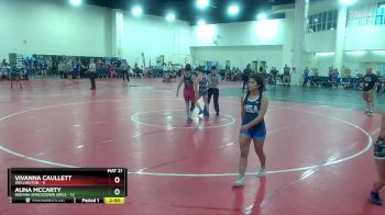 115 lbs Round 4 (8 Team) - Auna McCarty, Indiana Smackdown Girls vs Vivanna Caullett, Wellington