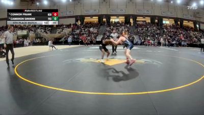 120-2A/1A 5th Place Match - Cameron Greene, Parkside vs Connor Frank, North Caroline